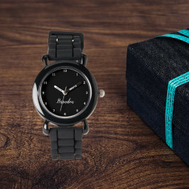 Relógio Crianças Legal de nomes personalizados de Na moda