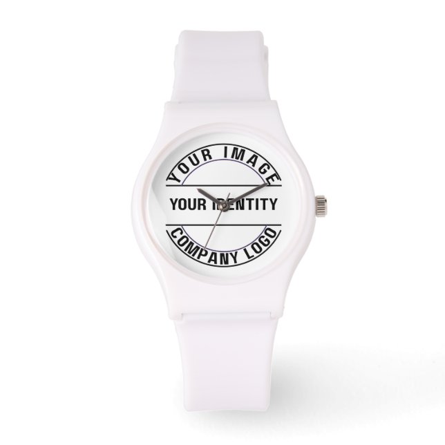 Relógio Crie seu próprio modelo personalizado em branco (Frente)