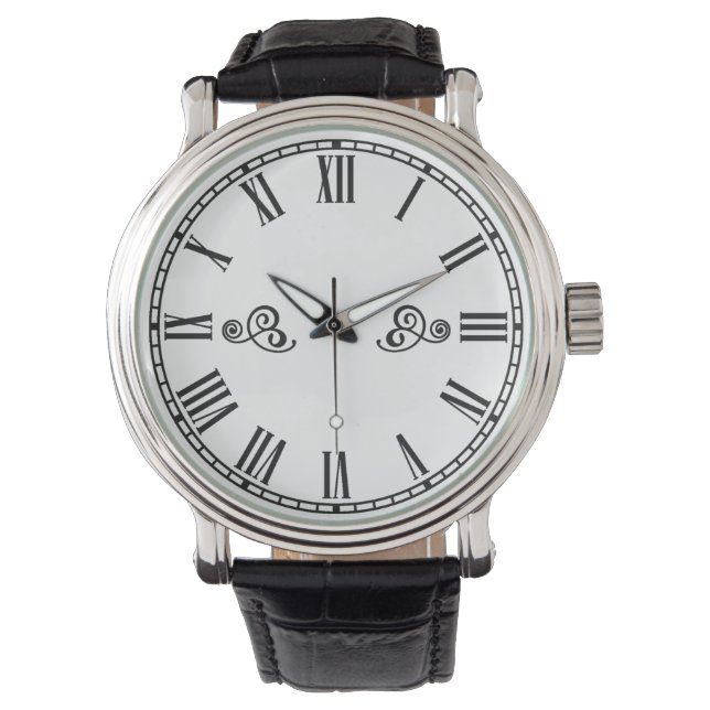 Relógio Crie Seu Próprio Pulso Personalizado Design (Frente)