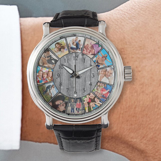 Relógio Crie seu quartel-general russo de colagem de fotos (Criador carregado)