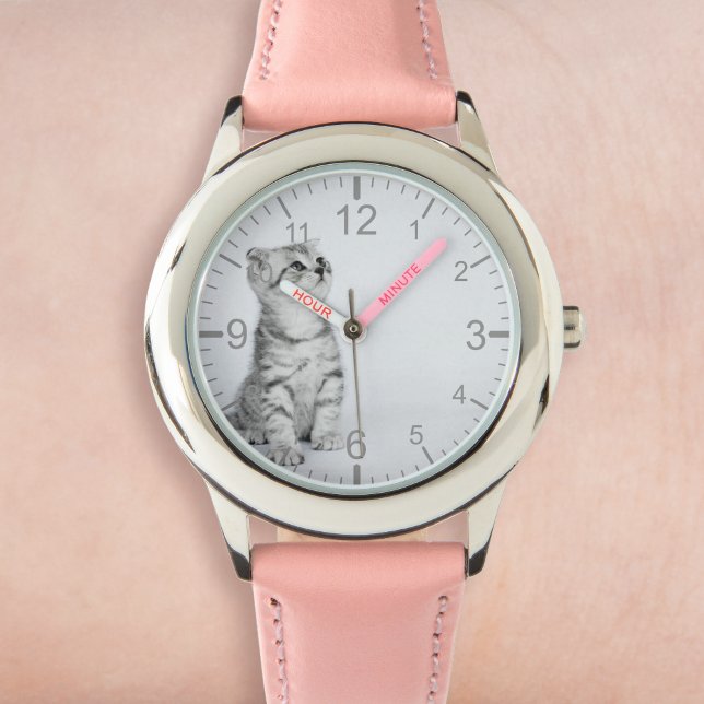 Relógio Crie sua própria foto personalizada (Criador carregado)