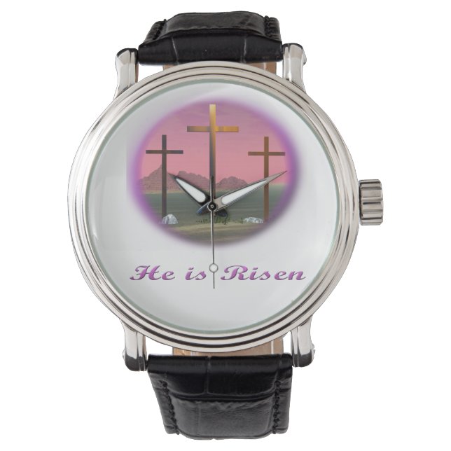 Relógio Cristo risen (Frente)