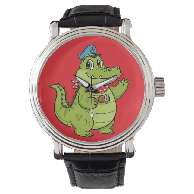 Relógio crocodilo (Frente)