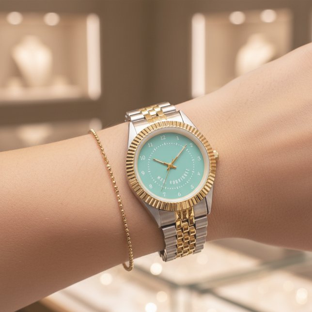 Relógio Custom His and Hers Watch Gift for Anniversaries (Unisex Custom Mr and Mrs Watch – Bride and Groom Gift for Wedding Day, Newlyweds or Bachelorette)