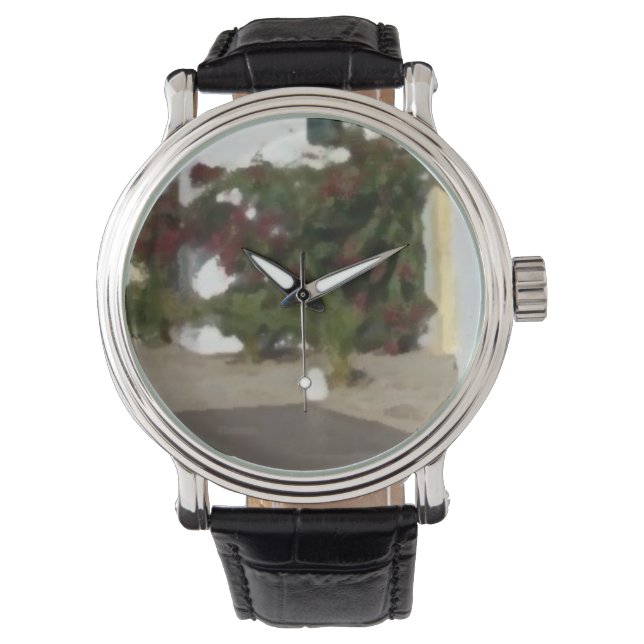 Relógio Custom reloj flower (Frente)