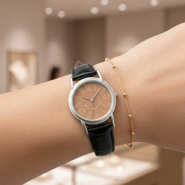 Relógio Custom Wedding Watch Gift for Husband or Wife