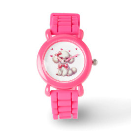 Relógio Cute Poodle Kids Watch