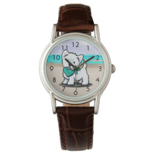 Relógio Cutieface Westie Watch