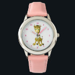 Relógio Cutte Giraffe Watch<br><div class="desc">Cute Baby Giraffe Watts - ou Choose / Add Your Unique Text / Name / Color - Make Your Special Watch Gift - Resize, mova ou remova e adicione elementos / imagem com a ferramenta Personalização! - Desenho e Design por MIGNED. Você também pode transferir meus designs para mais de...</div>