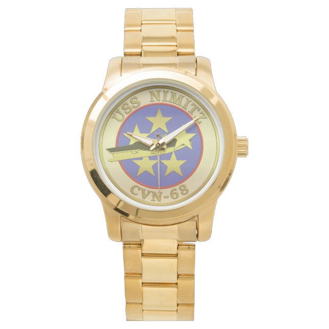 RELÓGIO CVN- 68 USS NIMITZ WRIST WATCH (Frente)