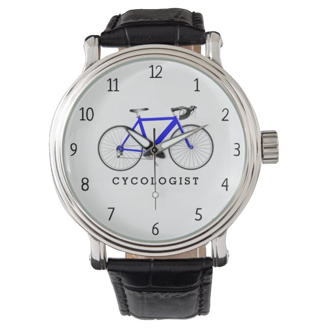 Relógio Cycologist Blue Bicycle Watch (Frente)
