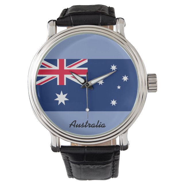 Relógio da Bandeira Australiana (Frente)