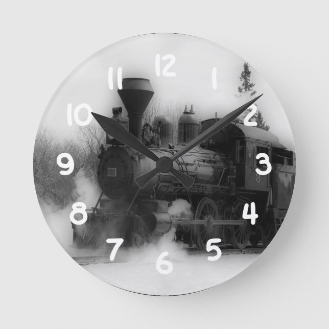Relógio da Locomotiva do Comboio Vintage (Frente)
