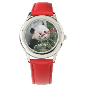 Relógio da panda gigante dos miúdos, correia