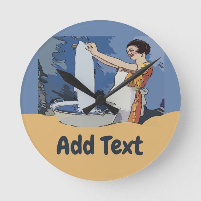 Relógio da Sala de Entrada, adicionar nome ou text (Frente)