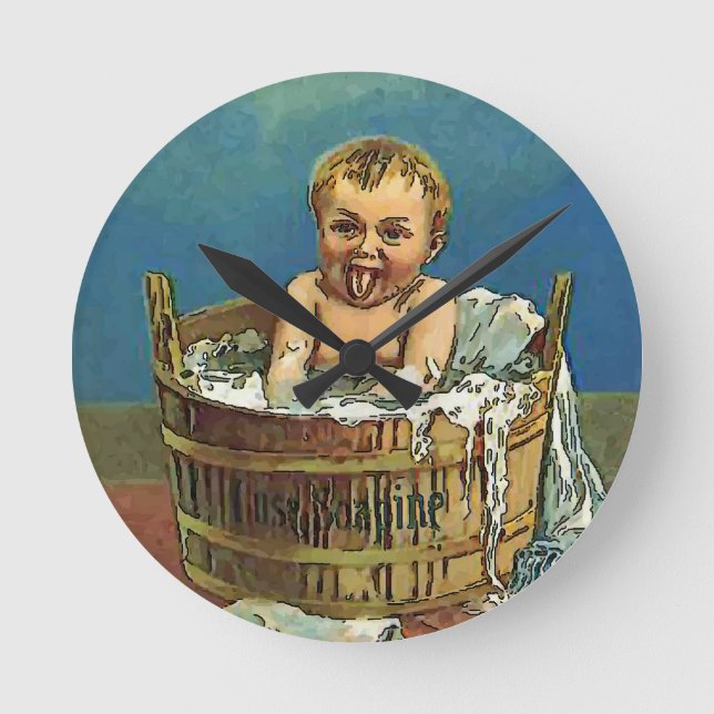 Relógio da Sala de Lavagem de Bebês (Frente)