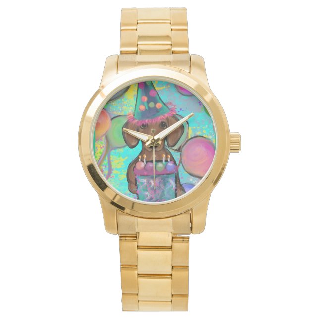 Relógio Dachshund (Frente)