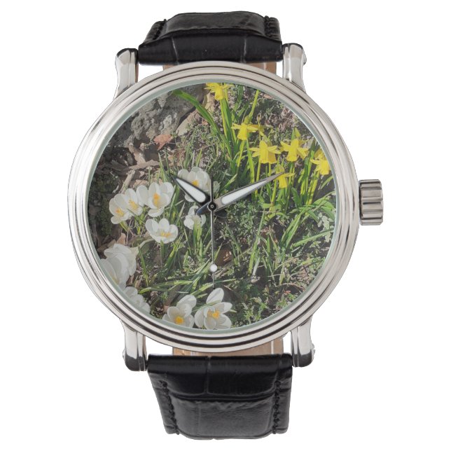 Relógio Daffodils & Crocus Watch (Frente)
