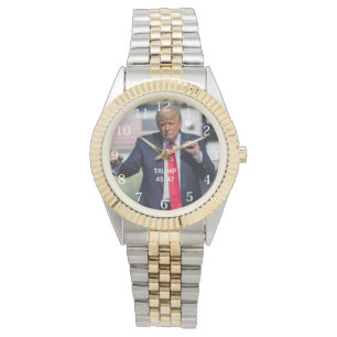 Relógio Dança Engraçada do Trump