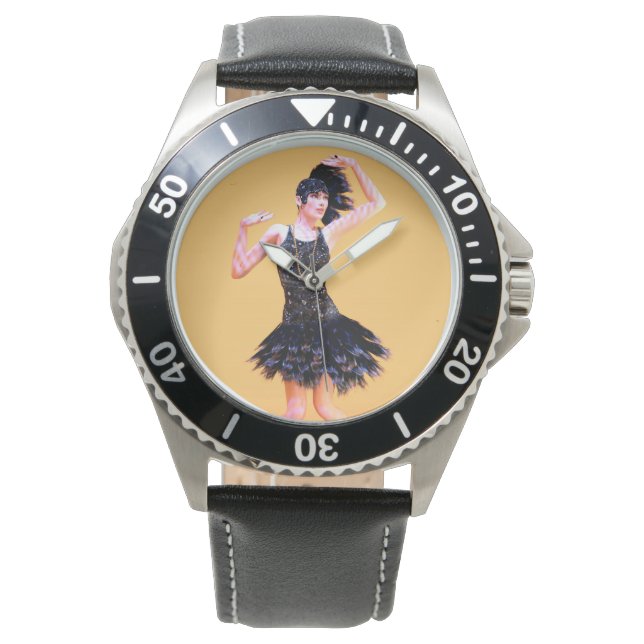 Relógio Dança Flapper Vintage (Frente)