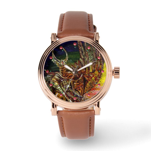 Relógio DARK KNIGHT E DRAGON Fantasy Watch (Frente)