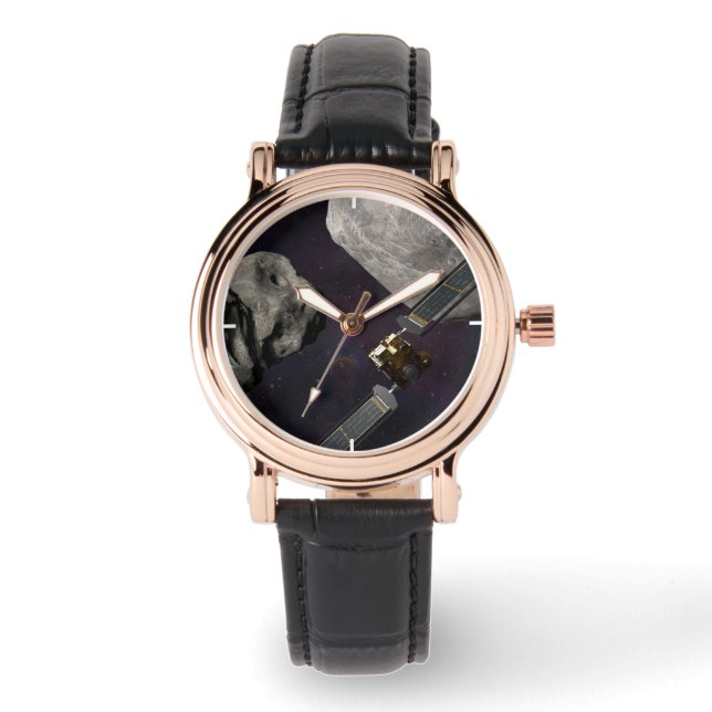 Relógio Dart Spacecraft E Liciacube Antes Do Impacto (Frente)