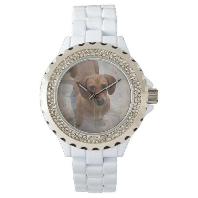 Relógio Daschund (Frente)