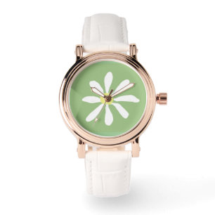 Relógio DaTECY Daisy Watch (Sage Green & White)