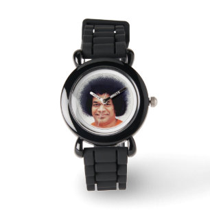 Relógio de aço inoxidável de Sathya Sai Baba