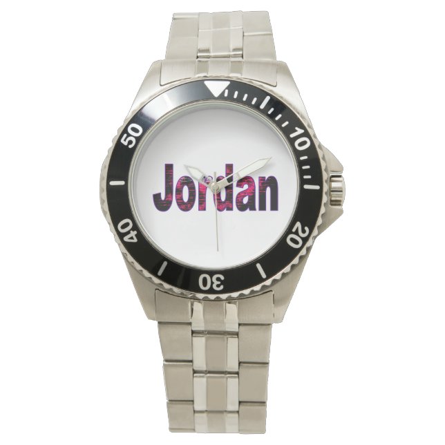 Relógio de Aço Inoxidável Jordan Classic (Frente)