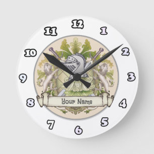 Relógio de Apelido da Família Knight Verde