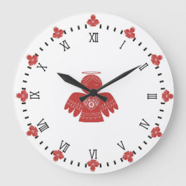 Relógio de arte de anjo escandinavo