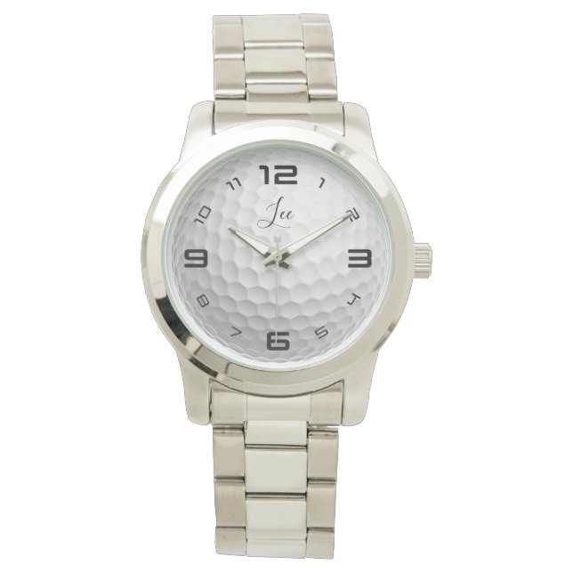 relógio de bola de golfe personalizado (Frente)