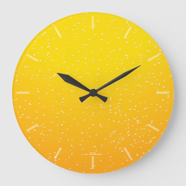 Relógio de bolhas de cerveja Divide Lager (Frente)