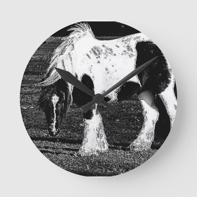 Relógio de Cavalo de Vanner Gypsy (Frente)