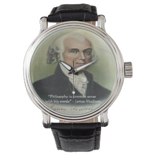 Relógio de Citação do Senso Comum de James Madison