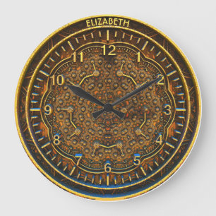 Relógio de Deco de Arte Retron Vintage Steampunk