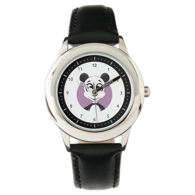 Relógio de desenho do Panda (Frente)