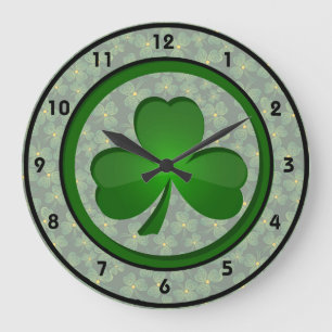 Relógio de Design de Shamrock