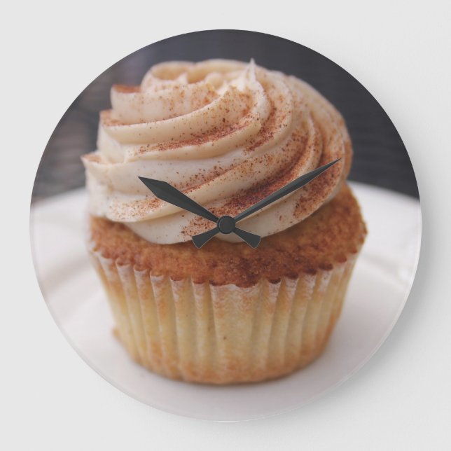 Relógio de Dessert do cupcake (Frente)