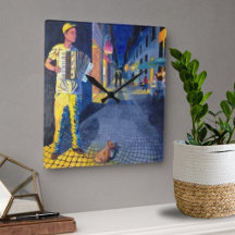 Relógio de Doggie, músico de rua