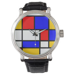 Relógio de estilo Mondrian