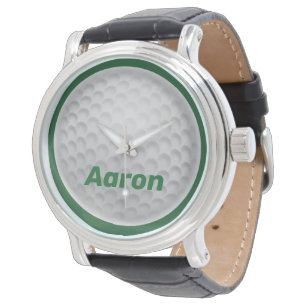 Relógio de golfe personalizado para homens de pres