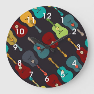 Relógio de Guitarras Acústicas do Mod