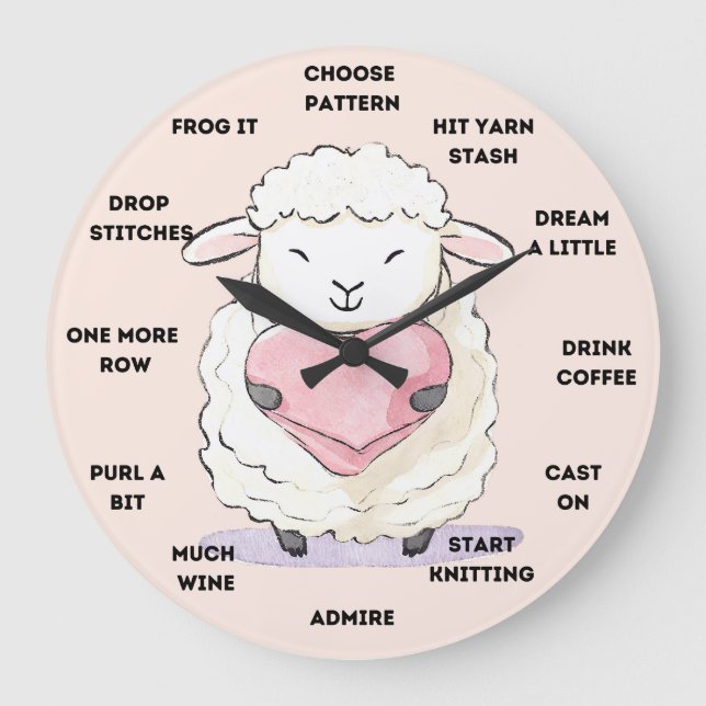 Relógio de Knitter (Frente)