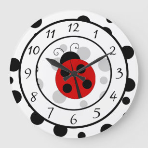 Relógio de Ladybug Vermelho