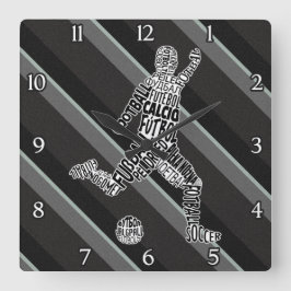 Relógio de Línguas de Futebol do Futebol