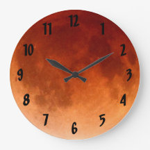 Relógio de Lua Lunar Total legal Eclipse Sanguíneo