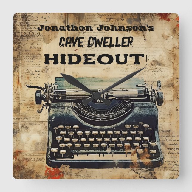 Relógio de Máquina de Digitalização Divertida (Frente)