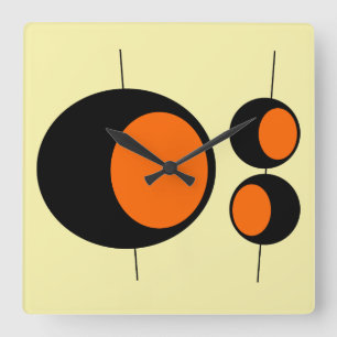 Relógio de médio Moderno LEMON STARBURST KITCHEN